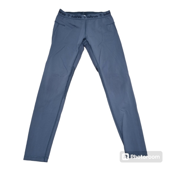 IVIVVA (Size 14) Gray Mesh Leggings - Picture 1 of 7